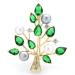 Pin Jewelry Gifts for Women Ladies Elegant Natural Tree Brooch Tree Shaped Brooch Party Banquet Brooch Ladies Fashion Accessories Brooches & Pins