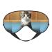 Bedroom Kitten Unisex Elastic Adjustable Buckle Design Blackout Sleep Eye Mask for Home Travel Yoga Office Nap