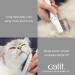 Catit Grooming Kit for Medium-Longhaired Cats. Canister includes 5 tools: Pin brush Long dematter metal slicker brush grooming comb with rolling pins and curved nail clippers - Buy Online on GoSupps.com