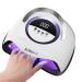 Nail Lamp Gel Nail Lamp Nail Dryer UV Lamps for Gel Nails LED Nail Lamp with Automatic Sensor / 4 Timer Setting Home and Salon Blue