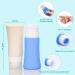 Uervoton Silicone Travel Bottle BPA Free Leak Proof Refillable Squeezable Containers Set(90 ml) with Label and Transparent Carry Bag for Liquid Shampoos Soap and Toiletries-4 Pack - Buy Online on GoSupps.com
