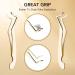 DIY Cluster Lash Applicator Tool - Curved Gold Eyelash Tweezers for Easy Application & Removal | Perfect for Strip & Cluster Lashes - Buy Online on GoSupps.com