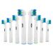 8 Pcs Replacement Toothbrush Heads Compatible with Oral B Braun Electric Toothbrush Heads Refill for Oral-B 7000/Pro 1000/9600/ 500/3000/8000 1 Count (Pack of 8)