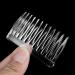 Set of 4 Tort Plain Hair Combs 7cm French Side Combs - White | Strong Hold Hair Clips for Girls & Women - Buy Online on GoSupps.com