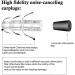 1 Pair Ear Plugs Reusable Noise Cancelling Earplugs Hearing Protection for Concerts Musician Motorcycles Creative and Useful - Buy Online on GoSupps.com