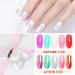 Neon Iridescent Chrome Nail Powder Set - Metallic Nail Pigment for Gel Nails | Magic Rainbow & White Pearl Glitter Decor (2 Pcs - Buy Online on GoSupps.com