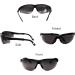 Buy grinderPUNCH Bifocal Safety Glasses - 2 Pairs with Black Lenses & Adjustable Temples (+2.50 Diopter) | International Shipping Available - Buy Online on GoSupps.com