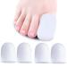 4 Gel Toe Caps Set For the Big Toe - Against Blisters and Calluses - Premium Toe Pads Toe Plaster Toe Separator