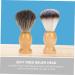 Frcolor Professional Wooden Razor Brush - 2-St Hair Cutting & Shaving Brush for Men | Hair Removal & Cleaning Tool Gift - Buy Online on GoSupps.com