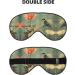 SSIMOO Flower and Bird Print Eye Mask | Double-Sided Light Blocking Sleep Mask for Quality Rest - Soft & Comfortable - Buy Online on GoSupps.com