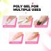 Gelfavor Opal White Poly Nail Gel - Poly Builder Extension for Nail Art Design, Beauty Gift for Women - Buy Online on GoSupps.com