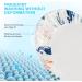 Buy Aolso Baby Mattress Clamping Sheet - 2 Pack Bassinet Cover 84x41cm | Fitted Polyester Stroller Bed Sheet in White/Blue - International Shipping Available - Buy Online on GoSupps.com