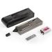 Diamond Tester Pen, High Accuracy Jeweler Diamond Tester for Novice and Expert, Professional Diamond Selector, Portable Diamond Checker Tool, Thermal Conductivity Meter (Matte Black)