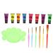 1 Set Halloween Face Paint Neon Body Paint Fluorescent Body Paint Party Body Paint Face Body Paint Halloween Body Paint Masquerade Body Paint Face Body Makeup Paint Neon Face Paint
