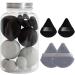 Maciun Make up Sponges for Foundation Makeup Sponge Set Beauty Sponge & Powder Puff Versatile Wet & Dry Use Long Lasting for Women Black - Buy Online on GoSupps.com