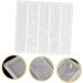 STOBOK 4 Cavity Bookmark Maker 2pcs Bookmark Mold Rectangle Student Silica Gel Chocolate Fondant Molds White 2x2pcs 15.8X14.8cmx2pcs - Buy Online on GoSupps.com