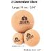 Jevalma Cork Massage Balls Set - Deep Tissue Trigger Point Relief & Myofascial Relaxation for Muscle Pain Relief & Yoga Therapy - Buy Online on GoSupps.com