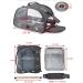 Ameurey Bird Carrier Small Bird Travel Carrier Cage with Stand Small Bird Cage for Travel Parakeet Carrier Bird Bag with Shoulder Strap Side Access Window (Grey) - Buy Online on GoSupps.com