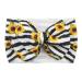 Love Sweety Baby Girls Sunflower Stretch Headband Large Bow Headwraps Knot Turban Hair Accessories (Stripe)