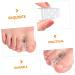DOITOOL 32pcs Little Bunion Correction Pinky Separators Stretcher Supplies - Relief and Correctors Salon Kit - Transparent Reusable Spacers for Pressure Relief - Buy Online on GoSupps.com