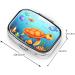  Turtle & Fish Printing Small Pill Case | Cute 2 Compartment Travel Pill Box | Organizer for Pocket & Purse Gifts  - Buy Online on GoSupps.com