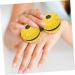 Buy Gatuida 1stk Pressure Relief Toy - Decompression Ball Massage Ball Yellow 7.36x3.56cm | International Shipping Available - Buy Online on GoSupps.com