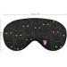 LynaRei Funny Black Cat Sleep Mask - Elastic Blackout Eye Cover for Full Night's Sleep, Travel, and Nap - Style 3 - Buy Online on GoSupps.com