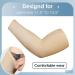 12 Piece Men's Tattoo Cover Sleeve UV Sun Protection Arm Sleeves - Nude Color - Buy Online on GoSupps.com