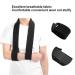 Adjustable Black Arm Sling for Fractures - Support Strap & Immobilizer for Left/Right Arm | Men & Women (L - Buy Online on GoSupps.com