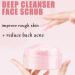 Peach Exfoliator Face Scrub Pore Face Scrub Nourishing Exfoliating Cream Shrink Pores & Improve Rough Skin Arm & Back & Leg Anti Acne Scrub for Face Hand Scrub Exfoliator-Dark Spot Cleanser-All Skin - Buy Online on GoSupps.com