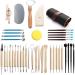 40PCS Clay Sculpting Tools Kit for Kids and DIY Handcraft - Polymer Clay, Ceramic, Modeling, and Carving Tools Set - Buy Online on GoSupps.com