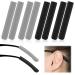 Tyqour 4 pairs of glasses brackets cover silicone glasses ear pads anti -slip glasses earrings soft elastic glasses ear pillow glasses holder for sunglasses glasses reading glasses