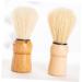 Buy Healvian 2-St Bartbrush - Travel Shaving Brush for Men | Perfect Gift with Wooden Handle & Nylon Wool - Buy Online on GoSupps.com