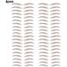 miduoidn Authentic Waterproof Eyebrows Tint For Eyebrows Easy To Apply Makeup Products Eyebrows Professional Accessories Brown-03 4pcs - Buy Online on GoSupps.com