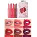 Pakivs 12 Colors Crayon Lipstick Set - Waterproof Long Lasting Velvet Lipstick Pencil | Non-Fading Matte Lipstick Pen with Lip Liner - Set A + B - Buy Online on GoSupps.com