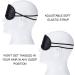 10 Pack Black Eye Mask Blindfolds for Sleep, Travel, Office, Nap - Stress Relief - Buy Online on GoSupps.com
