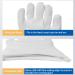 Dinghaole 5 Pairs of Cotton Gloves White Eczema Cotton Moisturising Gloves for Dry Hands Also Enjoy Three Different Sizes for Men Women and Children Breathable Washable Stretchable Gloves - Buy Online on GoSupps.com