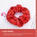Red Sequin Hair Ties - 4pcs Christmas & Valentine's Day Elastic Ponytail Holders for Women & Girls - Buy Online on GoSupps.com