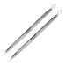 2-in-1 Facial Milia Removal and Whitehead Extractor & Lancet Circle Loop & Sharp Needle Pimple Popper Tool for Nose Face, Blemish Blackhead Extraction Pimple Acne (2pcs) 2 Count (Pack of 1)