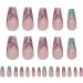 Misaakoeq Press on Nails for Women | Colorful Irregular Nails Set | Portable Women Press on Nails User Friendly Fake Nails for Dates Birthday Parties - Buy Online on GoSupps.com