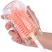 Bebamour 3-in-1 Stand Baby Bottle Brushes Set - Soft Teat Brush & Straw Cleaner - Pink - Buy Online on GoSupps.com