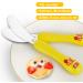 Lehoo Castle Toddler Cutlery Set - 6 Pcs Stainless Steel Kids Knife and Fork Set (Forest Yellow) - Includes 2 Forks, 2 Knives, 2 Spoons - Buy Online on GoSupps.com