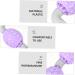 Lurrose Muscle Massager Roller Stick - Deep Tissue Massage Tools for Fitness | Handmade Plastic Violet Roller for Pain Relief - Buy Online on GoSupps.com