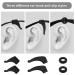 SWYSGS Glasses Holder Sets - 20 Pairs Anti-Slip Adhesive Nose Pads & Silicone Ear Grips for All Glasses International Shipping Available - Buy Online on GoSupps.com