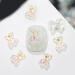20Pcs Bear Arts Decorations Bear Resin Crystal Rhinestones Colorful Charm Accessories H18022 - Buy Online on GoSupps.com