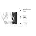 Nacerlary 10-Piece Needle Tweezers Blackhead Puller Tool Set - Best Acne Removal & Skincare Solution - Buy Online on GoSupps.com