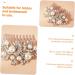 MAGICLULU Bridal Comb Bridesmaid Hair Accessories Bridal Headpiece Diamond Hair Accessories Crystal Side Comb Bride Headpieces for Wedding Metal Hair Clip Tiara Dress The Photo Rhinestone - Buy Online on GoSupps.com
