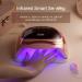 AJELU UV LED Nail Lamp Nails Dryer for Gel Nail Polish Fast Curing with Automatic Sensor 4 Timers and LCD Display Gift for Women and Girls - Buy Online on GoSupps.com