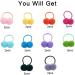 20 Pcs Pom Ball Elastic Hair Ties Fluffy Ball Hair Ties PomPom Hair Band for Girls Toddlers Pigtail Ball Ponytail Holders for Girls - Buy Online on GoSupps.com