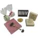 ModaMoo Day Spa Gift Box Set - Cucumber Melon & Asian Tea Blossom Soaps Jade Roller & Sea Sponge - Perfect Spa Gift for Any Occasion - Buy Online on GoSupps.com